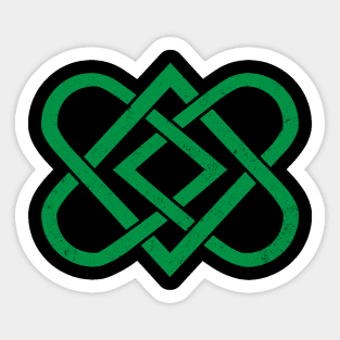 Vintage Celtic Knot Heart - St Patricks Sticker